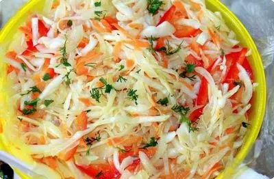 Salata de varza pentru iarna - retete in conserve fara sterilizare