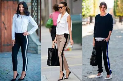 Pantaloni de dama cu dungi. Cu ce ​​să porți pantaloni, fotografii cu look-uri la modă