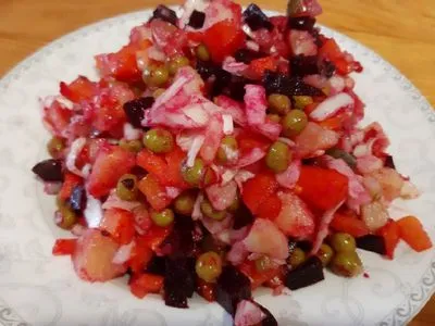 Vinaigreta cu smantanaretete clasice de salata delicioasa cu varza