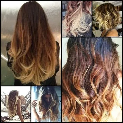 Întindeți culoarea pe părul scurt de la închis la deschis, maro la blond, roșu, caramel, colorare, balayage, ombre, lumini din California. Cum se face pas cu pas cu o fotografie