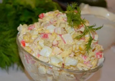 Salată de crab fără orez 5 cele mai bune rețete