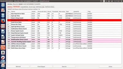 Diagnosticarea GSmartControl a hard disk-urilor în Linux