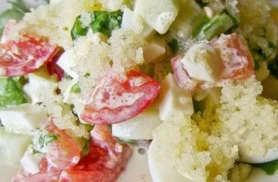 Много вкусни салати със скариди иракови пръчици