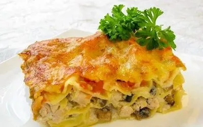 Rețete pentru gătit lasagna clasică cu ciuperci