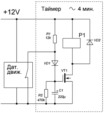 Automatikus világítás vezérlés alapján pir