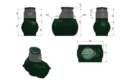 Inele din beton pentru septica modul de a face propriile lor mâini, dimensiunile dispozitivului de circuit