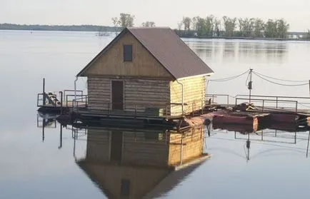 Баня вода върху понтон проекта за изграждане на