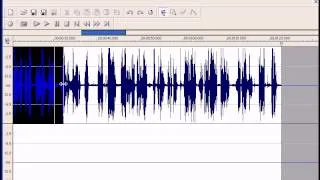 1 урок как да промените глас в Sound Forge 7