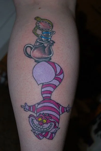 100 tatuaj bazat pe Alice in Wonderland