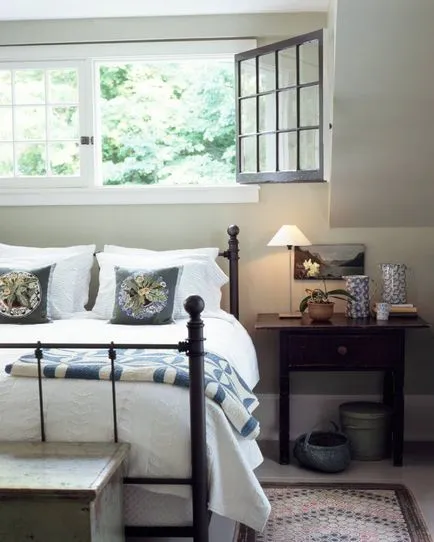12 начина да добавите интериор спалня селски