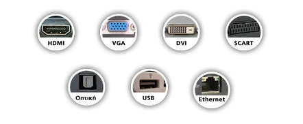 Conectarea televizorului la computer utilizând HDMI, VGA, DVI, SCART