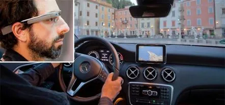 Dezvoltatorii mașinilor Mercedes-Benz vor să combine mașinile cu ochelari Google Glass