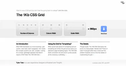 960 rács rendszer - ez nagyon egyszerű, web design