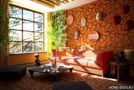 stil african în interior (24 poze), cum de a decora un apartament în stil african