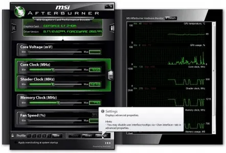 Overclockarea plăcii video a laptopului