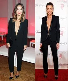 Olivia Wilde vs. Alina Baikova într-un costum Gucci