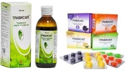 Medicamentul Travisil este un remediu universal pentru tratamentul tusei