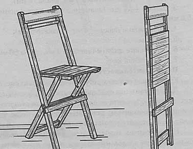 Cum să faci un scaun pliabil cu propriile mâini
