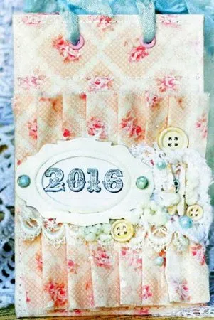 Calendar shabby chic de făcut singur.