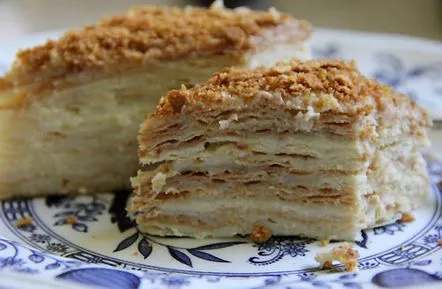 tort Napoleon. Rețetă slabă