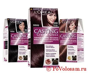 Vopsea de par loreal casting cream paleta lucioasa de culori actuale