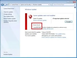 Ce trebuie să faceți dacă a apărut eroarea 80070308 după actualizarea Windows 7