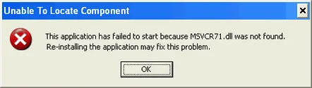msvcr71.dll - cum se remediază eroarea