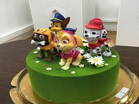 Tort Paw Patrol din mastic Clasa de master pas cu pas