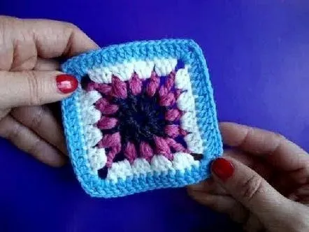 Lecția de croșetat 247 Cum se tricotează un pătrat Croșetat granny square