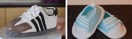 Tenisi cake și adidași din model de mastic Clasă de master pas cu pas