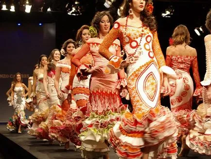Lázadás a színek, fodrok és szépségápolási 30 gyönyörű ruhák flamenco - Fair Masters - Hand