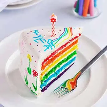 Reteta de tort curcubeu multicolor pentru copii