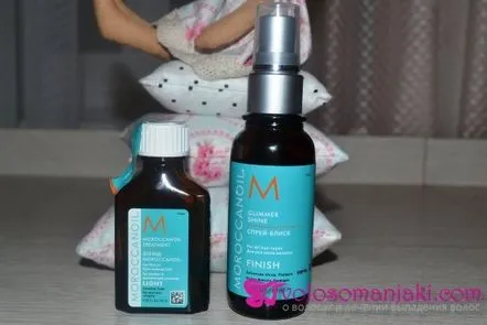 Revizuirea spray-ului pentru strălucirea părului MoroccanOil