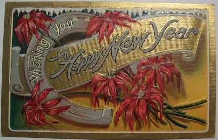 Old English Happy New Year cards Happy New Year cards