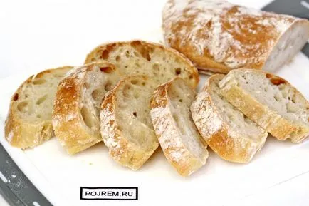 Ciabatta - lépésről lépésre recept, hogyan kell főzni fotókkal