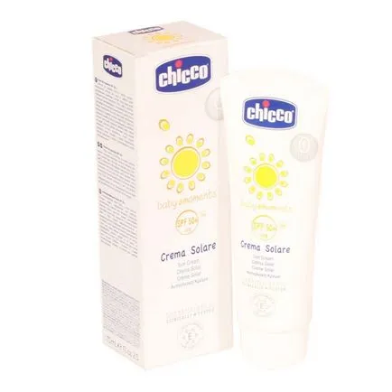 Chicco SPF 50 fényvédő használati utasítást, ár, vélemények, leírások