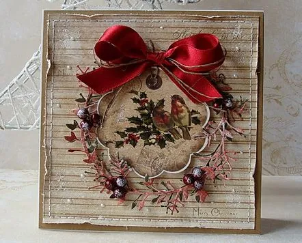 Idei de carduri Scrapbooking pentru Anul Nou