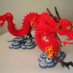 Dragon în tehnica origami modulară