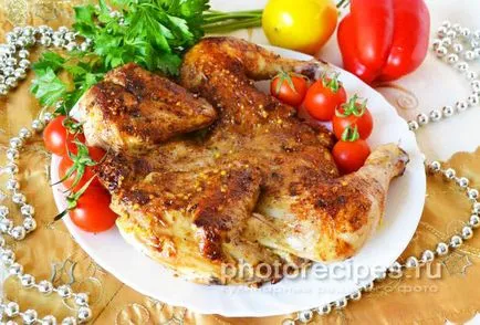 Csirke Tabaka - fényképek receptek