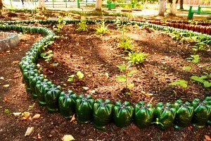 Cum să faci paturi de flori din sticle de plastic la țară