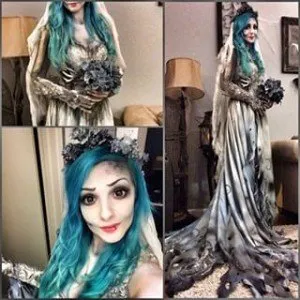 Make-up Corpse Bride de Halloween cum să o faci singur pas cu pas cu fotografii și videoclipuri