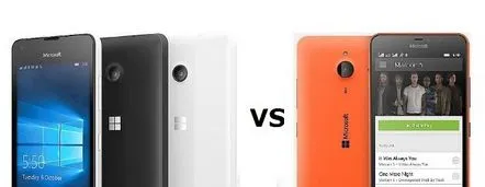 Comparație între smartphone-urile Lumia 640 LTE și Lumia 550