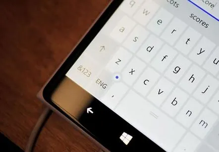 Tastatura și tastarea în Windows 10 pentru telefoane