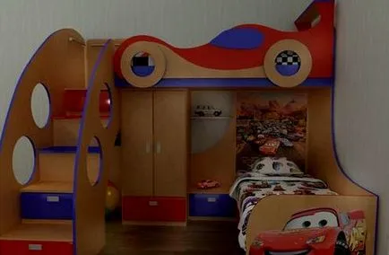 Gyerekszoba stílusában garázs