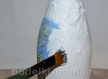 Decoupage toalettpapír palack (master class), egy doboz ötletek és műhelyek