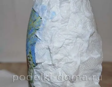 Decoupage toalettpapír palack (master class), egy doboz ötletek és műhelyek