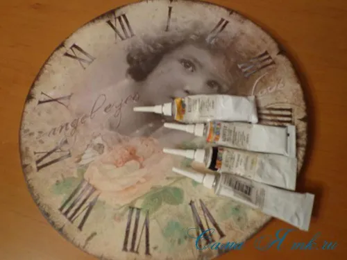 Decoupage órák - Angel Eyes, magam