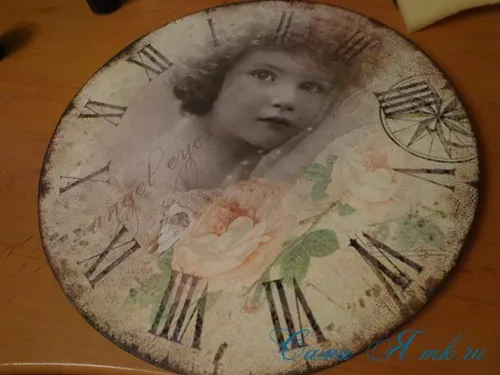 Decoupage órák - Angel Eyes, magam