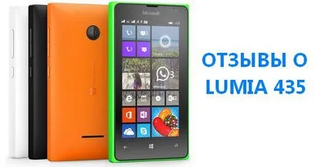 Recenzii despre opinia proprietarilor Lumia 435 Dual Sim