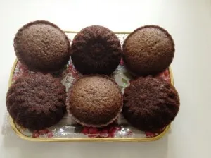 Briose de ciocolata (cupcakes cu cacao), reteta cu foto